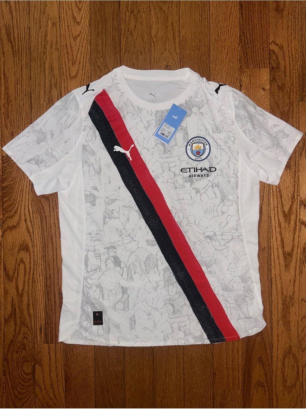 Manchester City 2025 CWC KidSuper x Puma Authentic Jersey Size 2XL NEW
